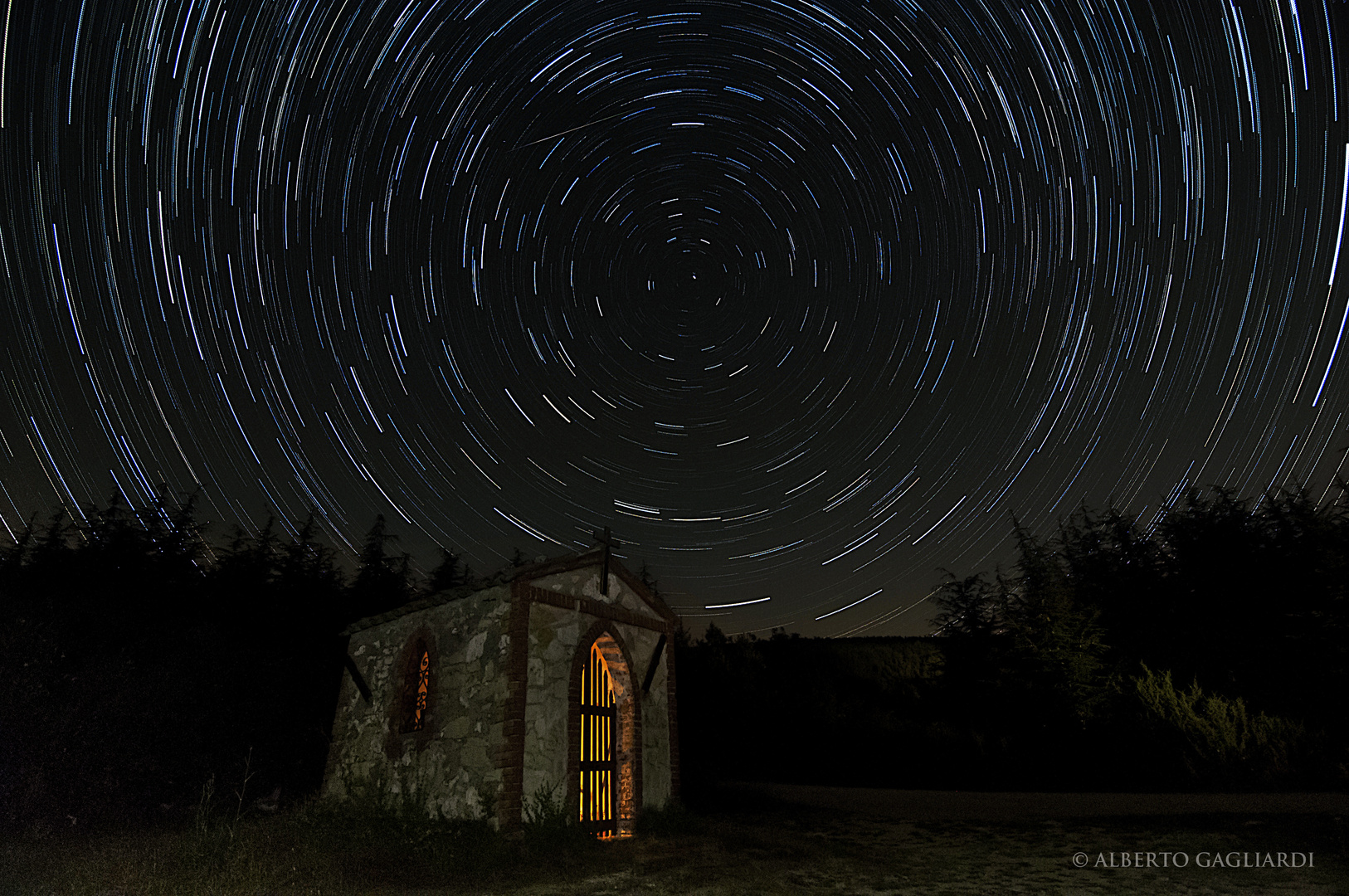 Startrails allo Scoppio