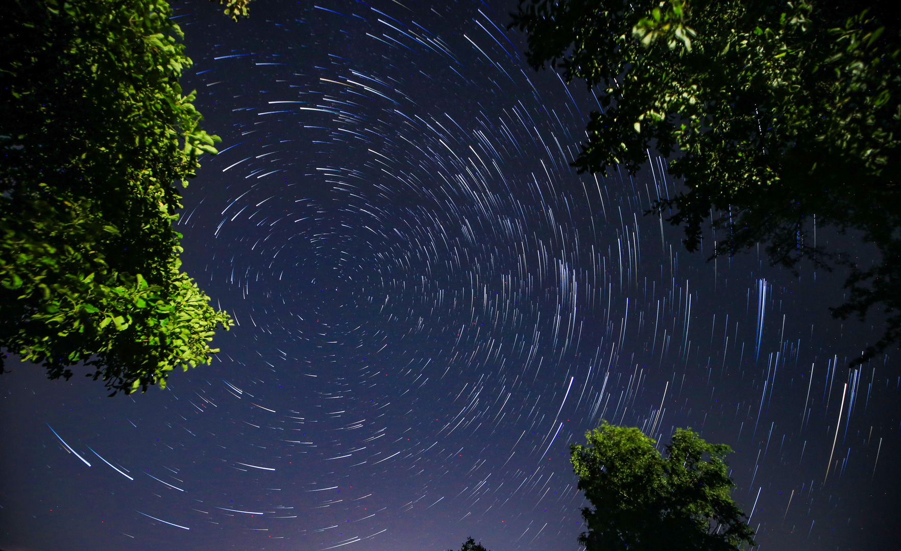 Startrails als Sternschnuppen