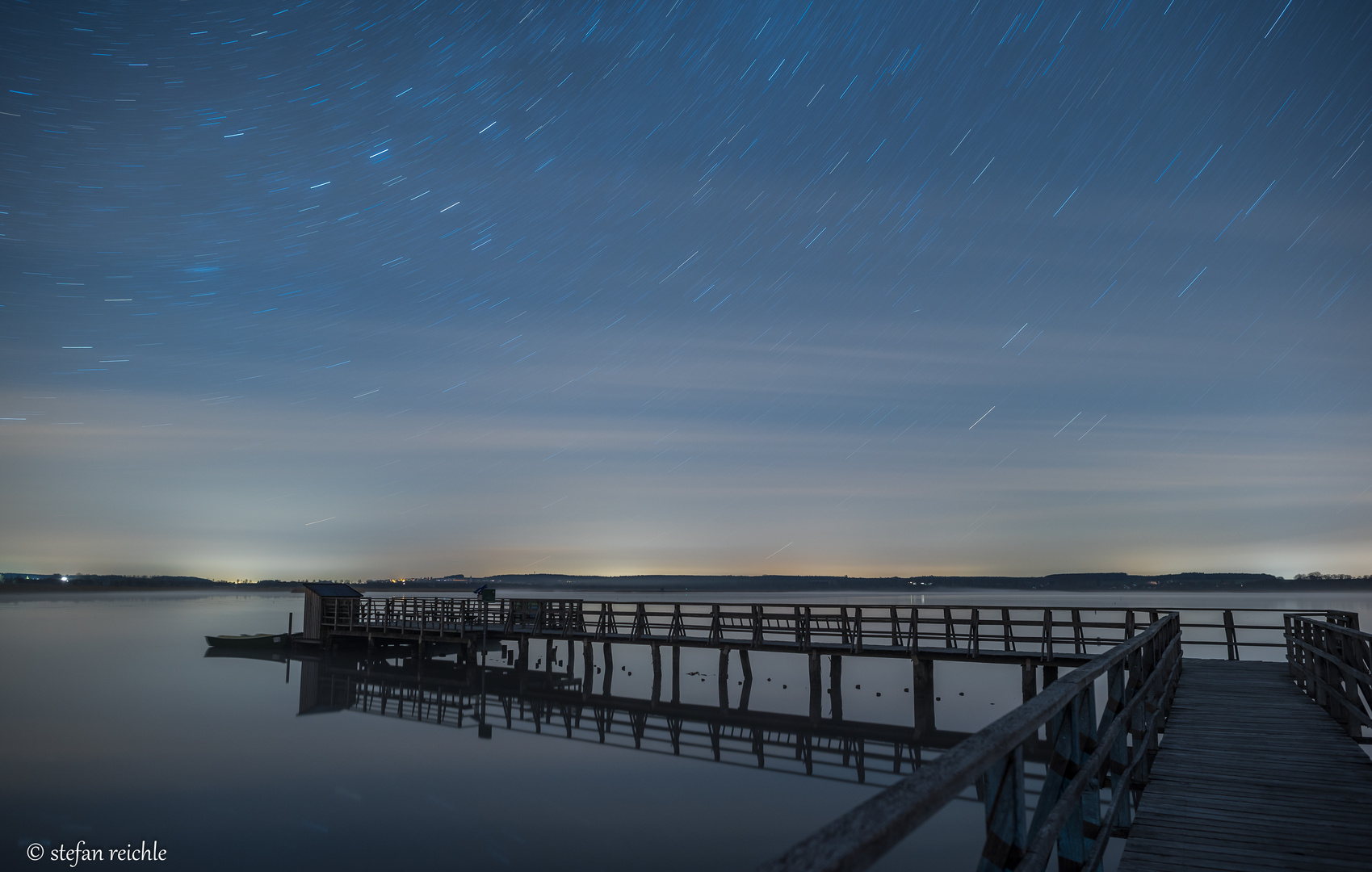 Startrails am Federsee