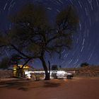 Startrails - am Rande der Namib