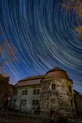 Startrails am Spukschloss