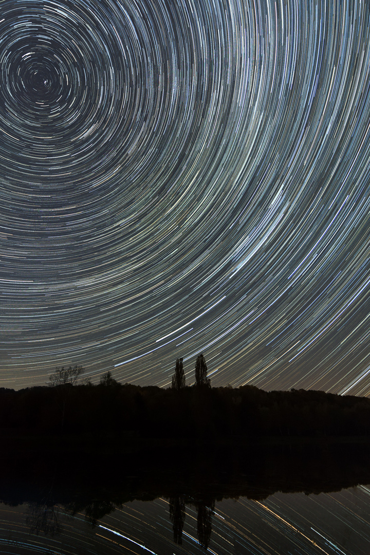 Startrails am Steinertsee