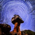 Startrails am Teufelstisch