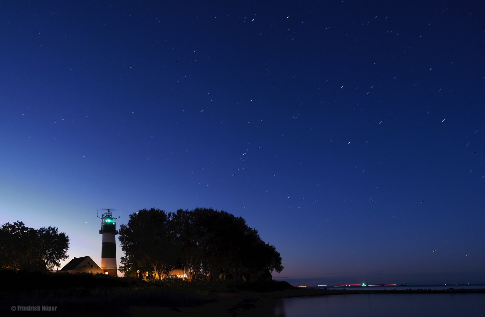 Startrails an der Bülker Huk_1