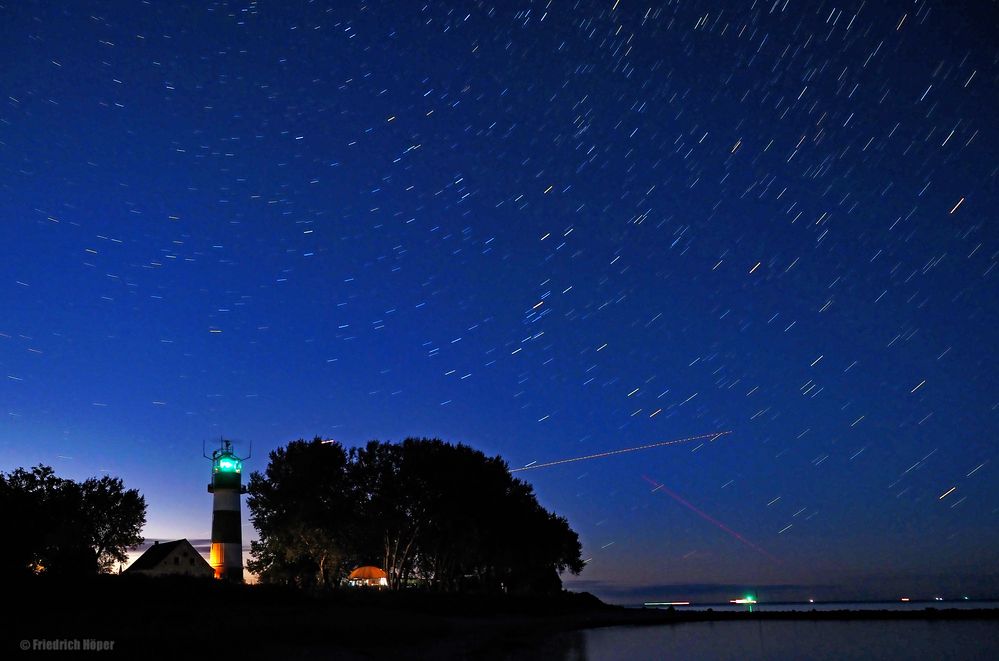 Startrails an der Bülker Huk_3