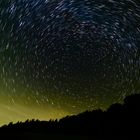 Startrails around the Polaris.