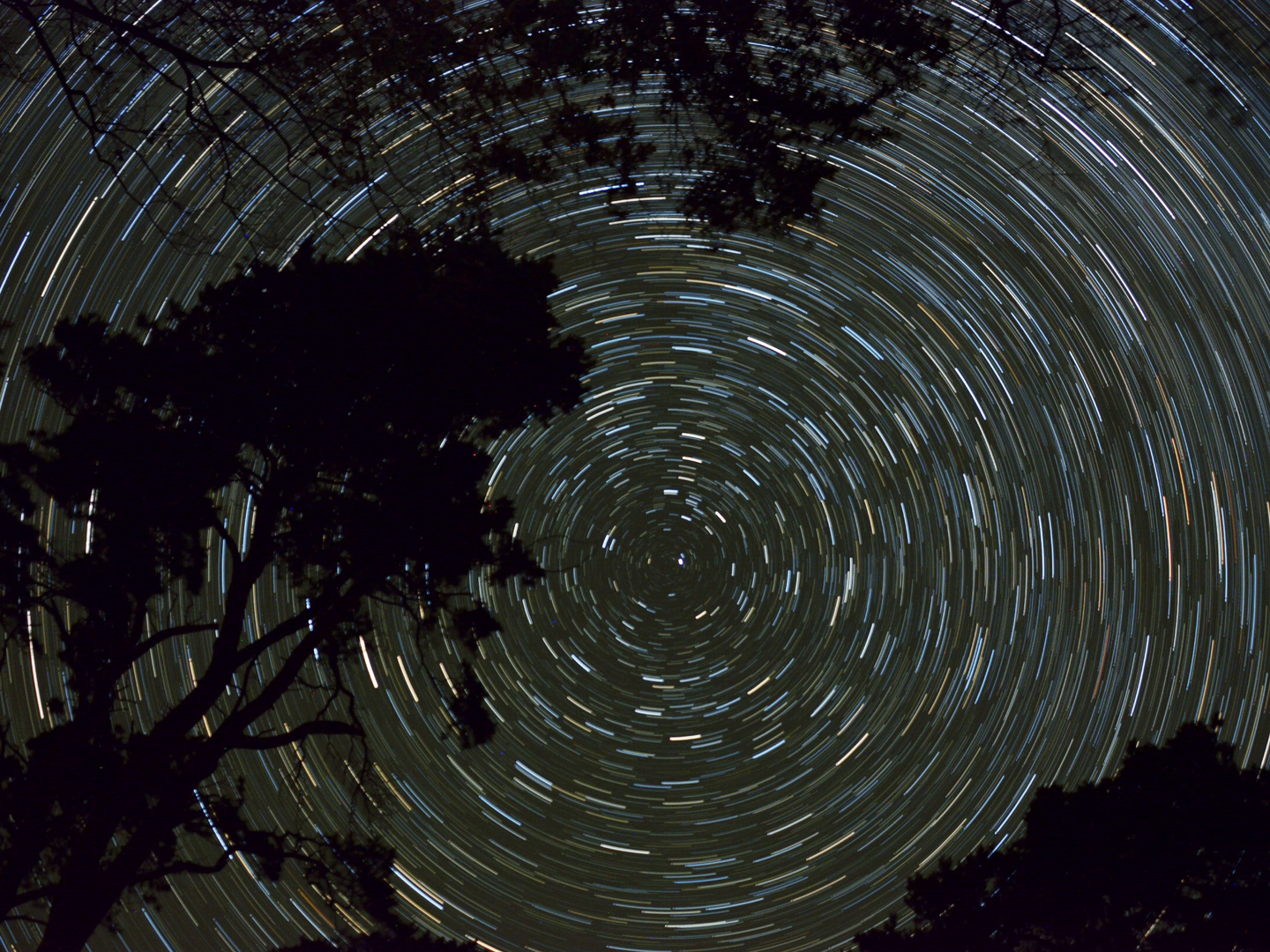 Startrails auf dem Darß