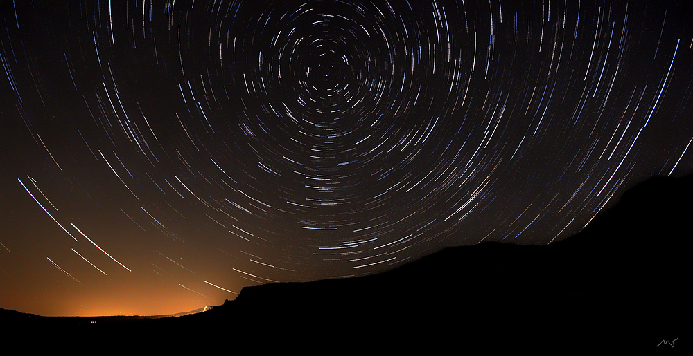 Startrails Haute Provence