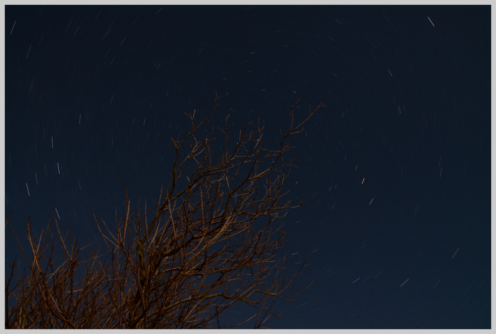 Startrails - Himmel über Helgoland