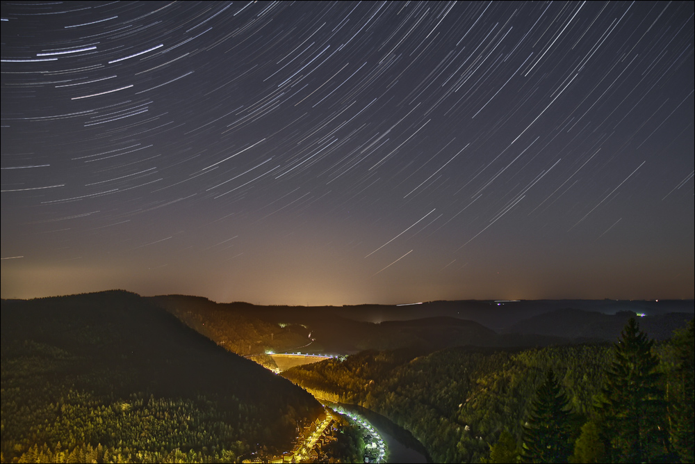 Startrails Hohenwarte II