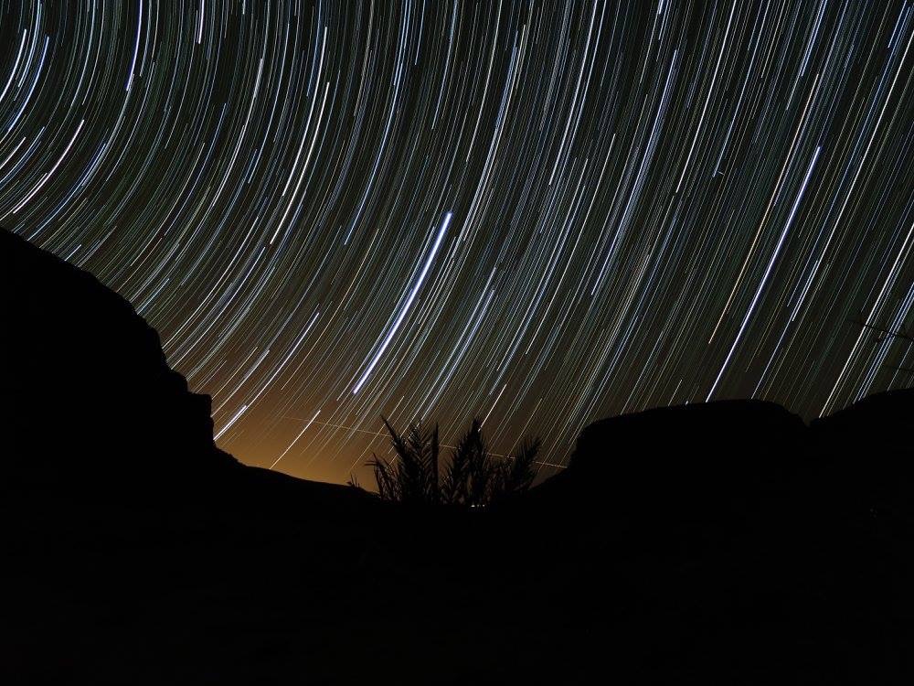 Startrails in Marocco