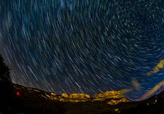 Startrails in Südtirol