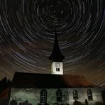 Startrails Kirche Kirchenthurnen Kanton Bern