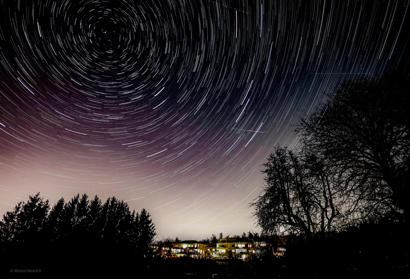 Startrails Kirschenwäldchen