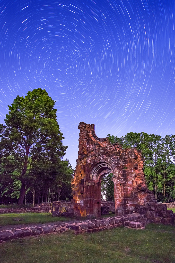 Startrails (Klosterruine)