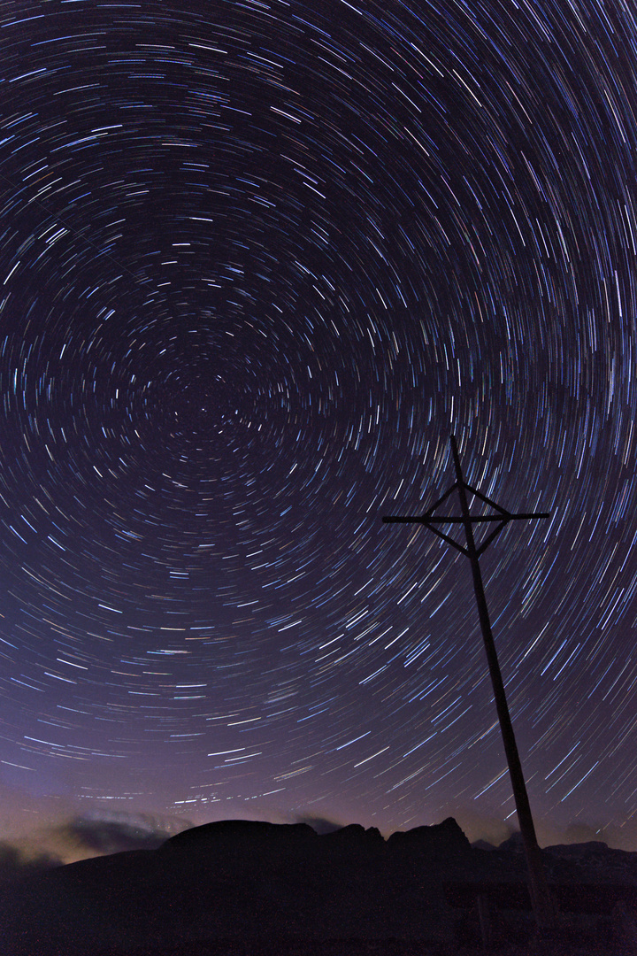 Startrails Melchsee-Frutt