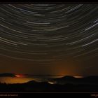 Startrails mit Inversion im Sinntal