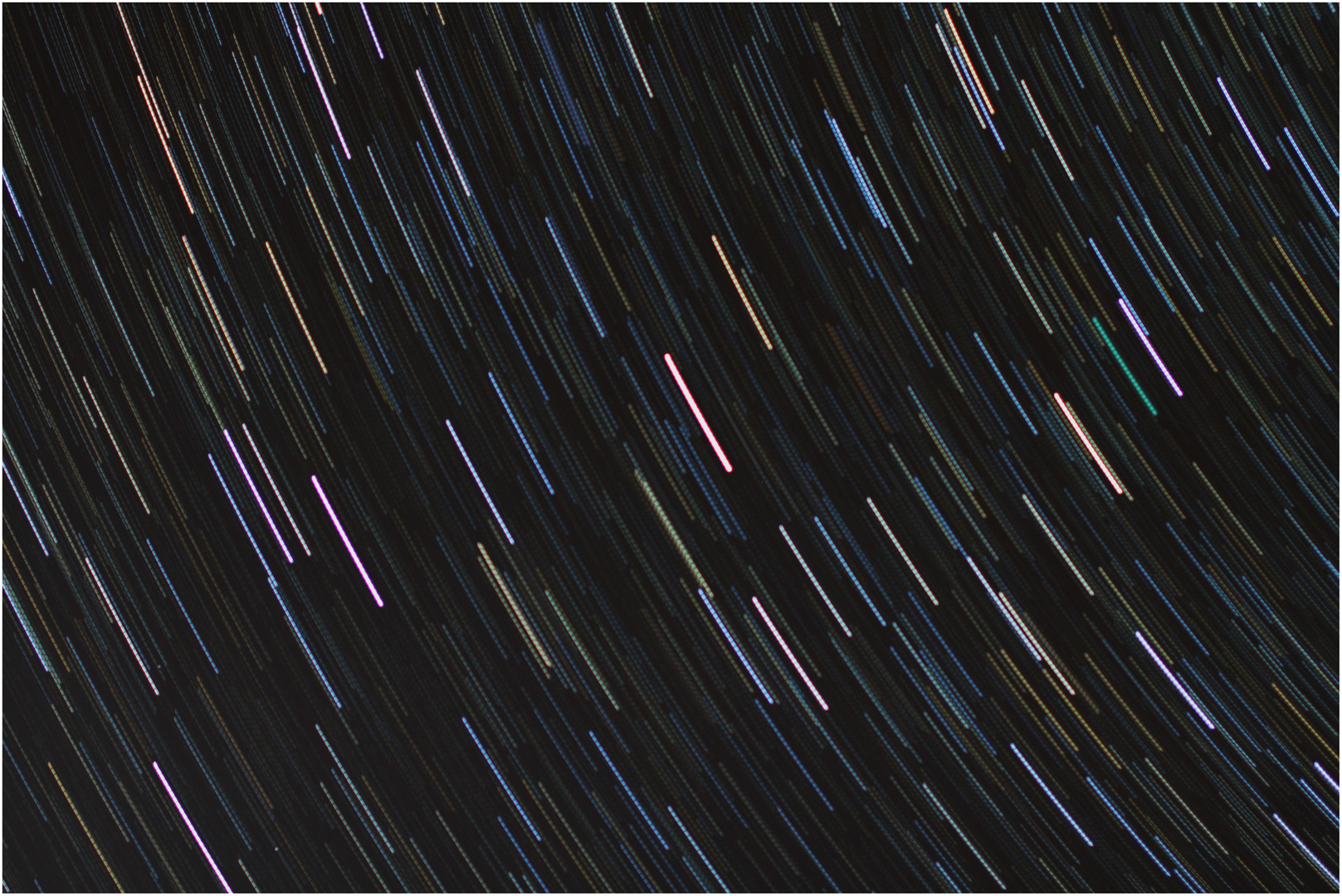 Startrails mit Komet Lovejoy