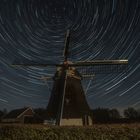 Startrails mit Windmühle