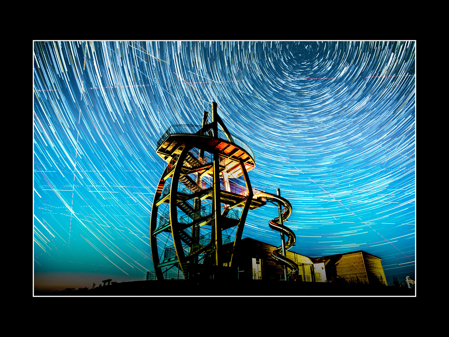 Startrails Noahs Segel