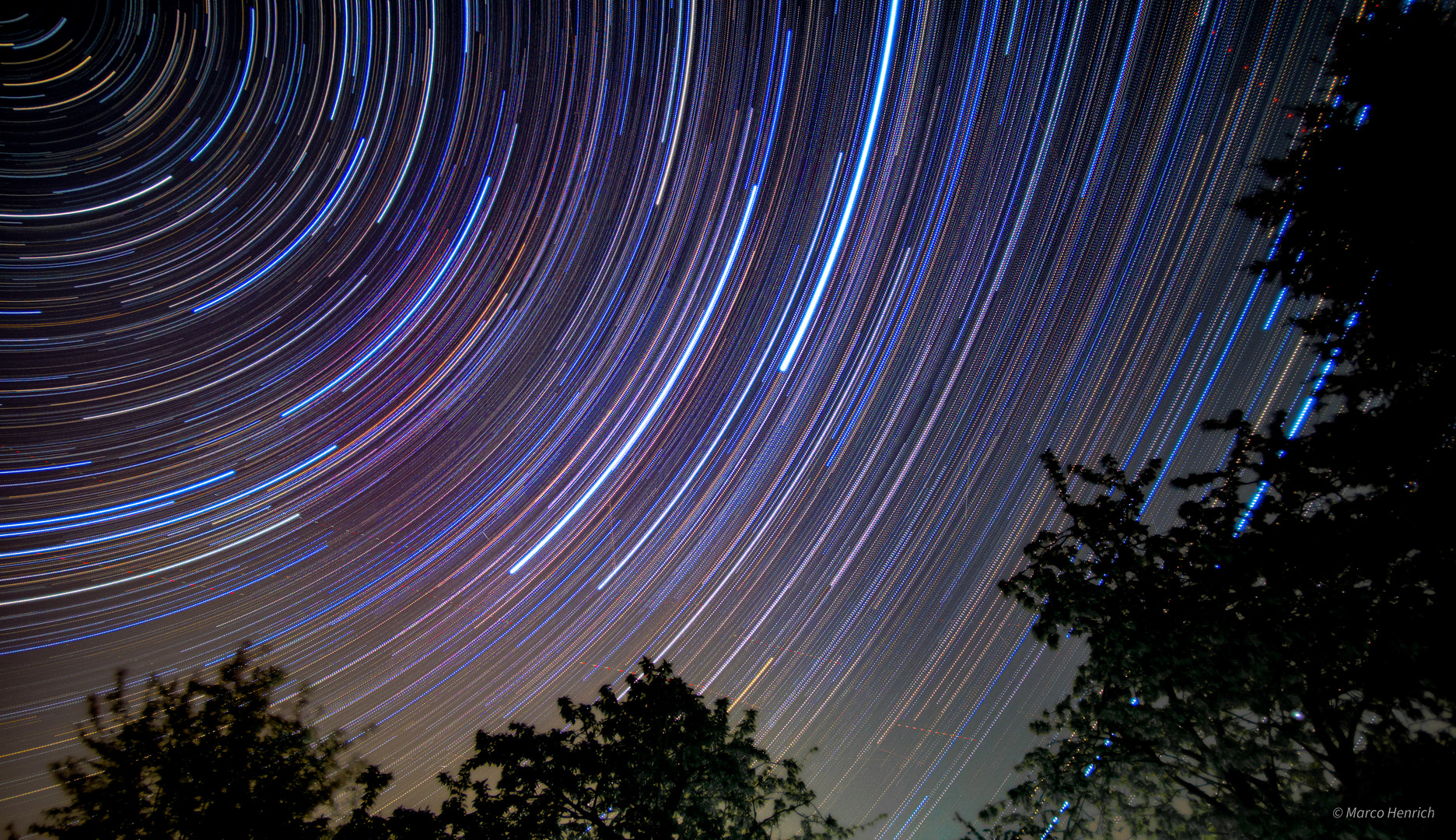 Startrails Osthimmel (mal was anderes...)