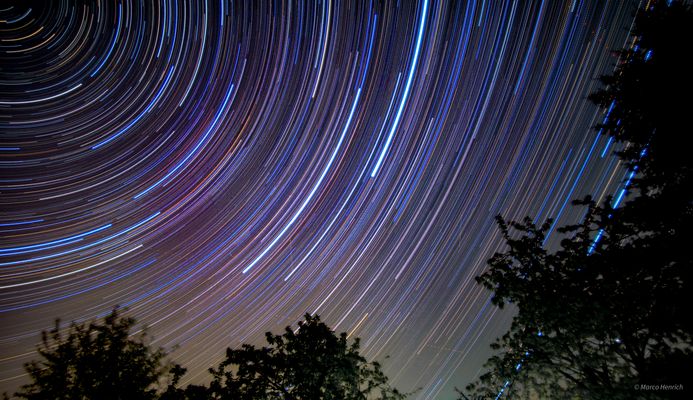Startrails Osthimmel (mal was anderes...)