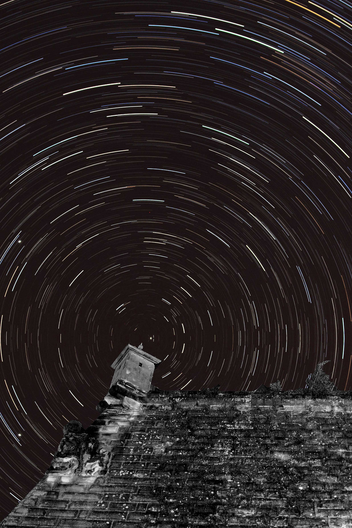 Startrails over Rosenberg