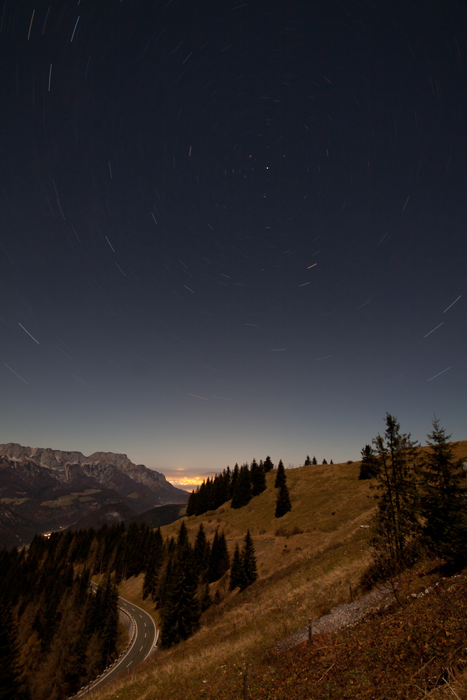 Startrails @ Roßfeld