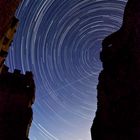 Startrails Ruine