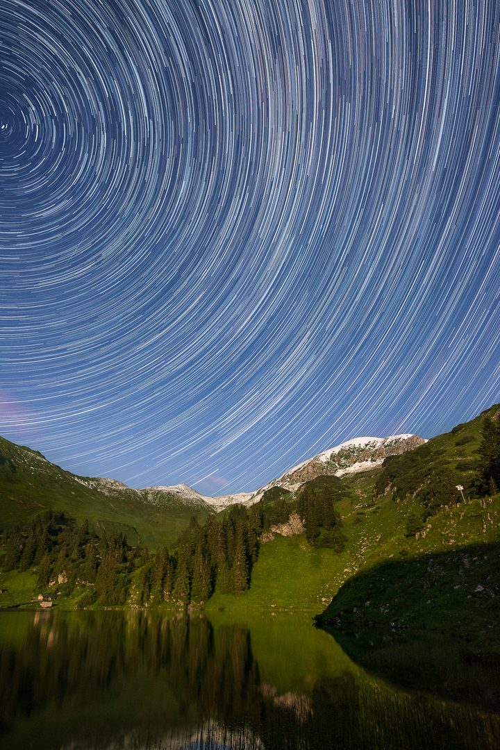 Startrails Seealpsee