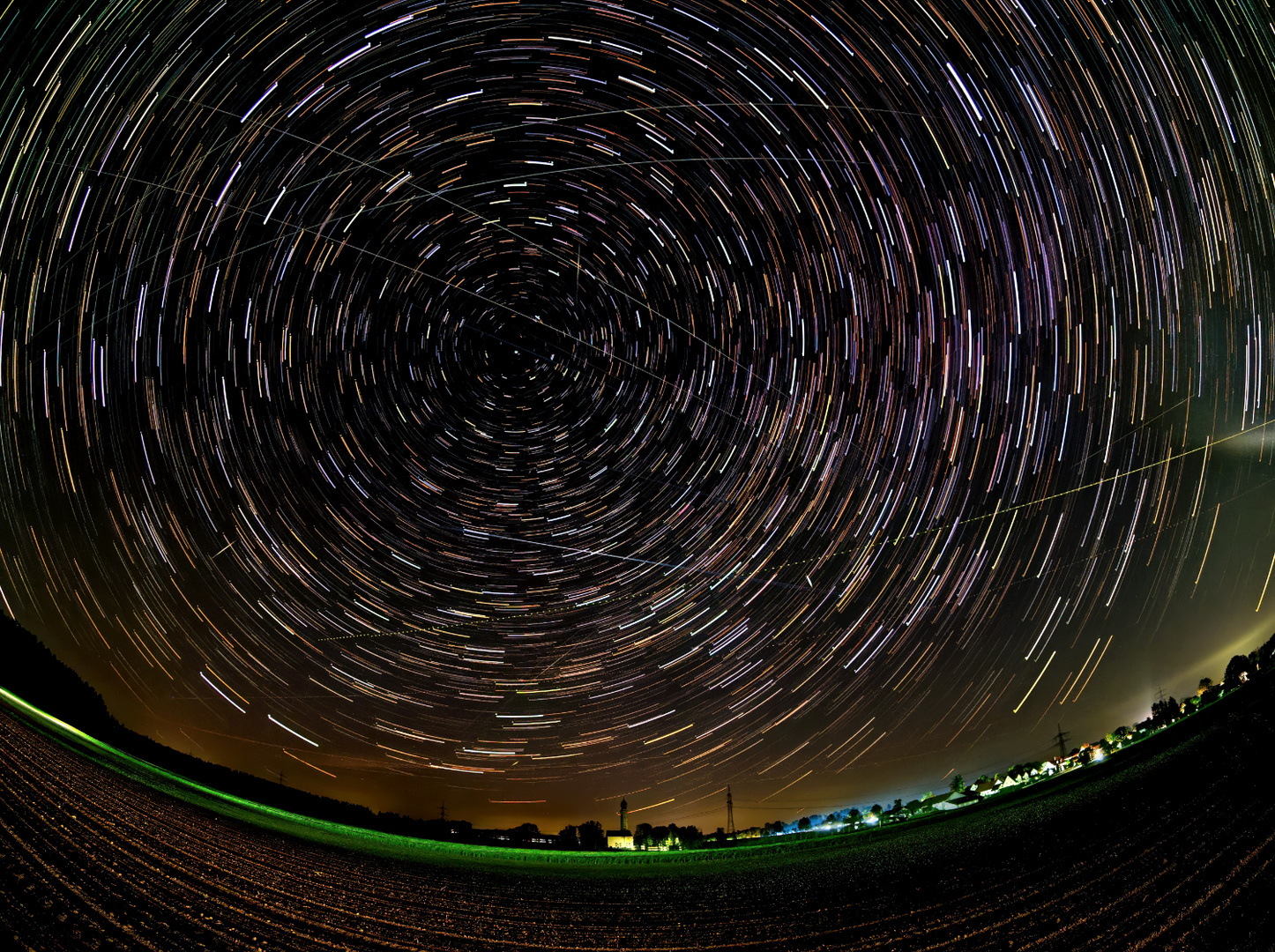 Startrails statt Polarlicht