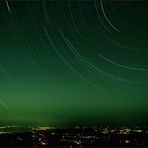 Startrails über dem Bodensee