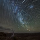 Startrails über dem Fish River Canyon