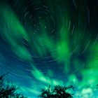 Startrails über der Eifel