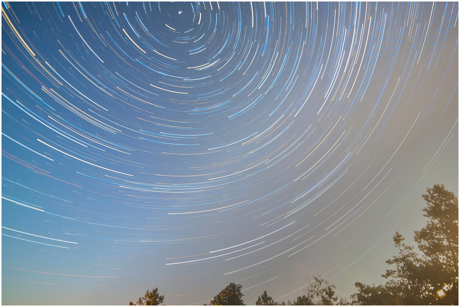 Startrails über DK