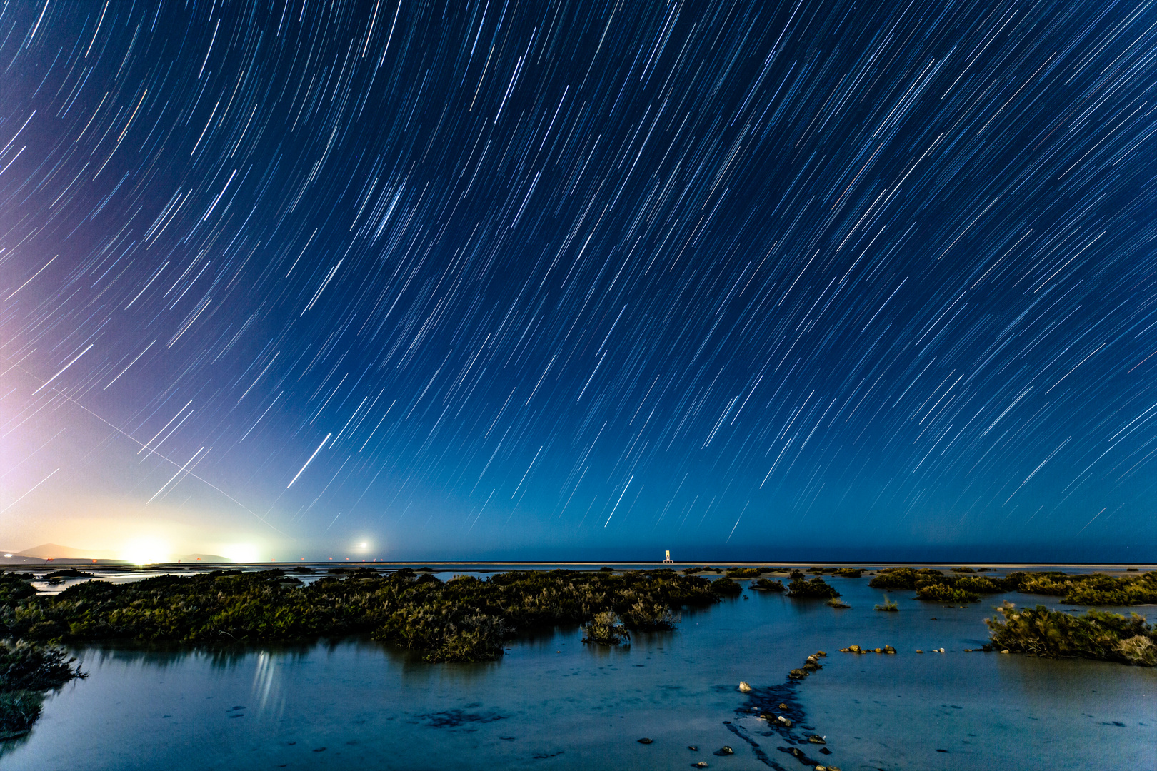 Startrails über Fuerteventura