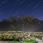 Startrails über Mittenwald