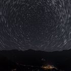 Startrails über Val Chiusella