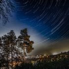 Startrails über Wetzlar