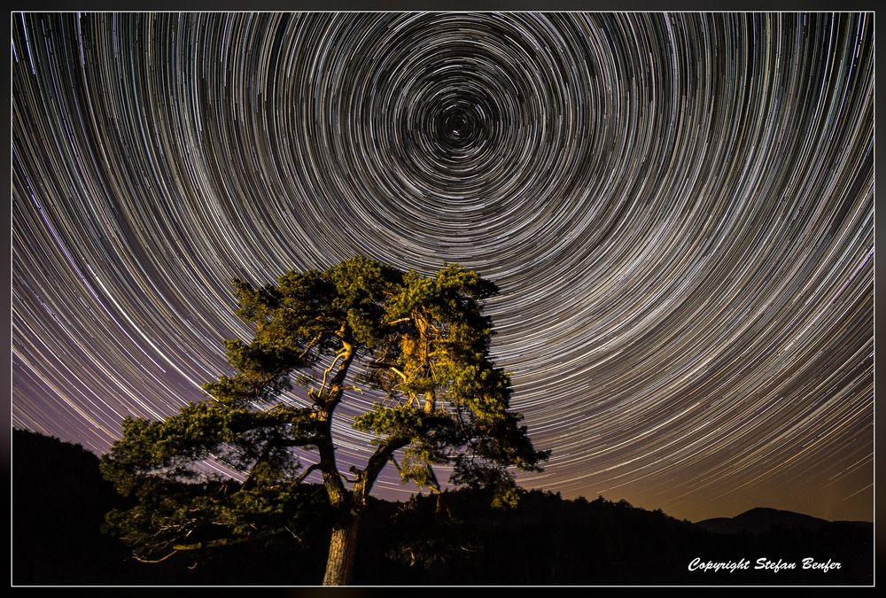 Startrails über Wittgenstein