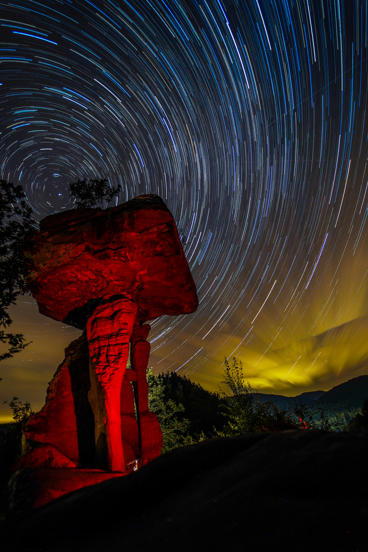 Startrails,erster Versuch