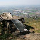 Startrampe der Hängegleiter-Piloten (Drachenfliegern) am Melibokus.