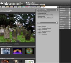 Startseite der FC. Fotocommunuty