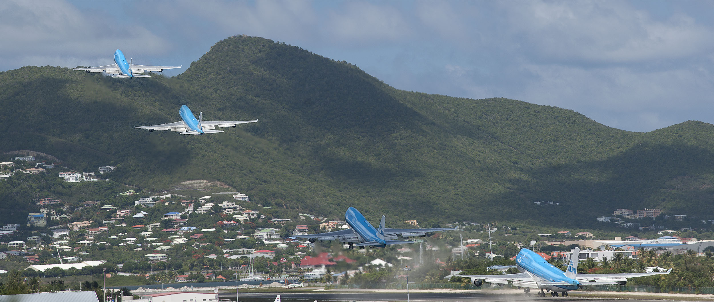 Startsequenz B747 auf St.Maarten