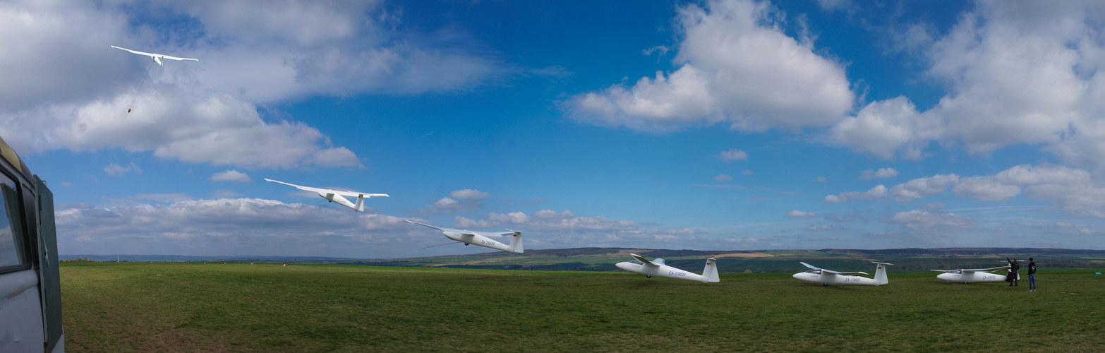 Startsequenz Windenstart-Segelflug