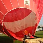 Startvorbereitung zur Ballonfahrt