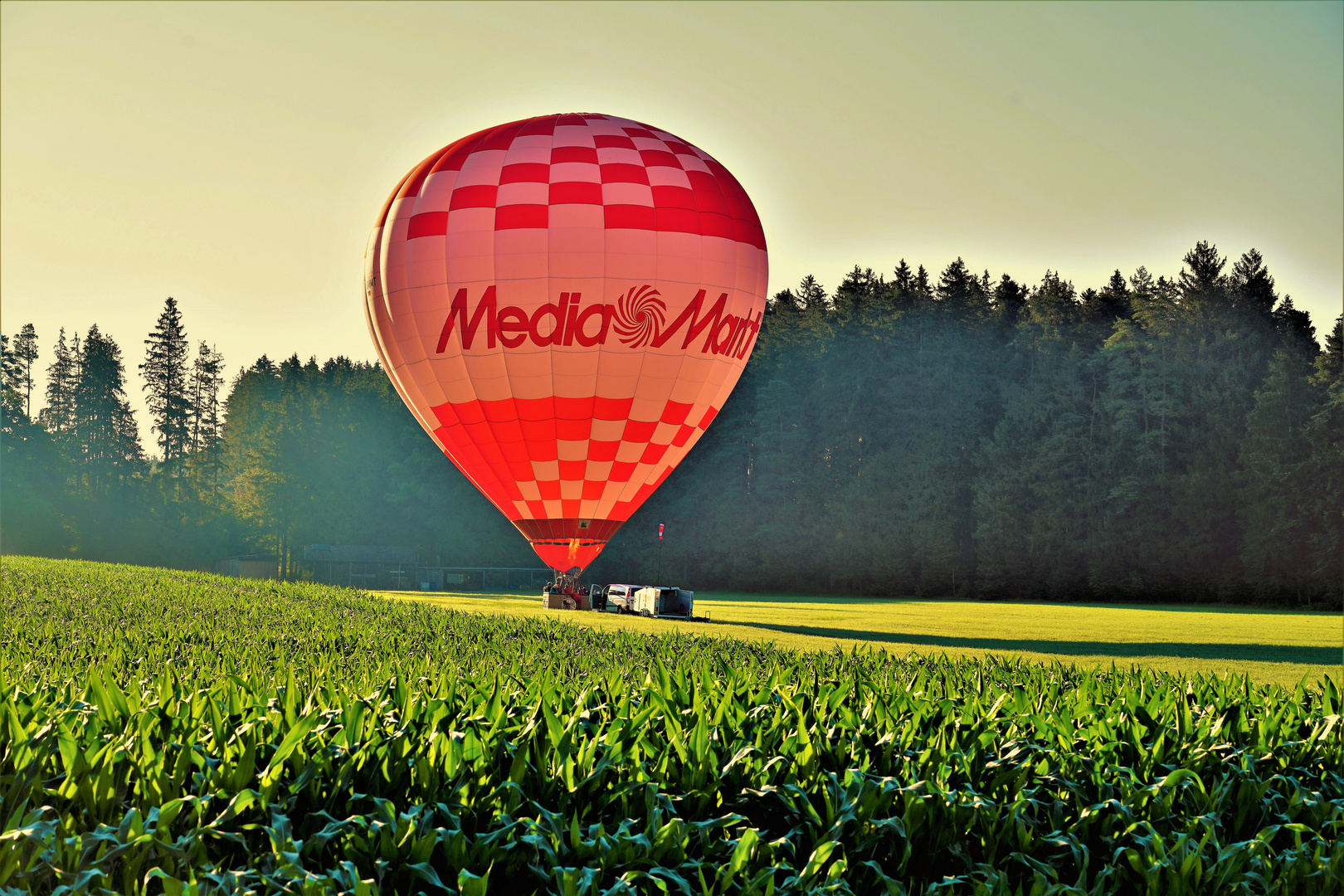 Startvorbereitungen Foto Bild Morgenstimmung Natur Ballon Bilder Auf Fotocommunity