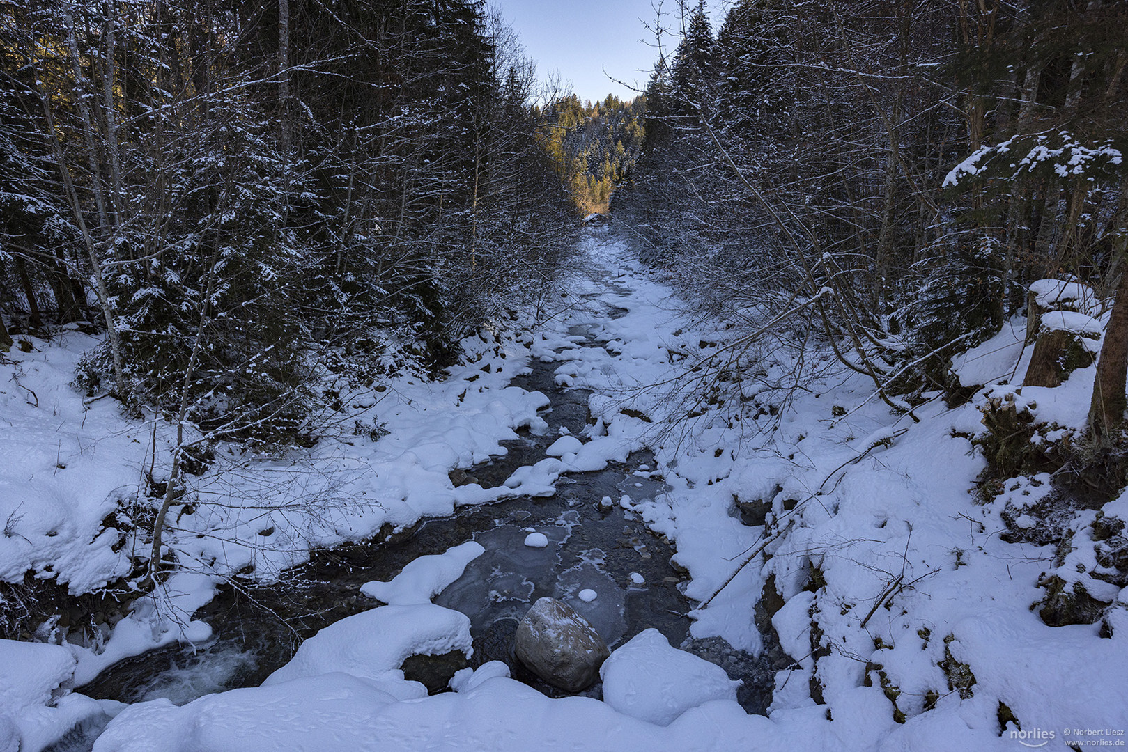 Starzlach mit Schnee