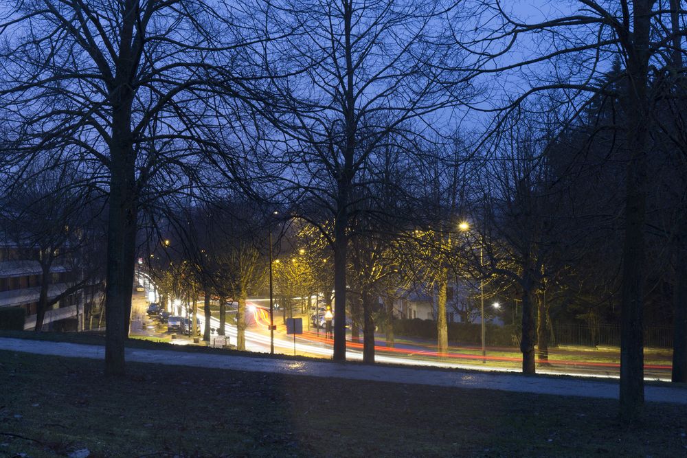 Staße am Parc de Sceaux 