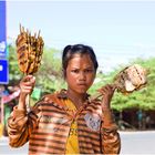 Stassenverkauf in Südlaos